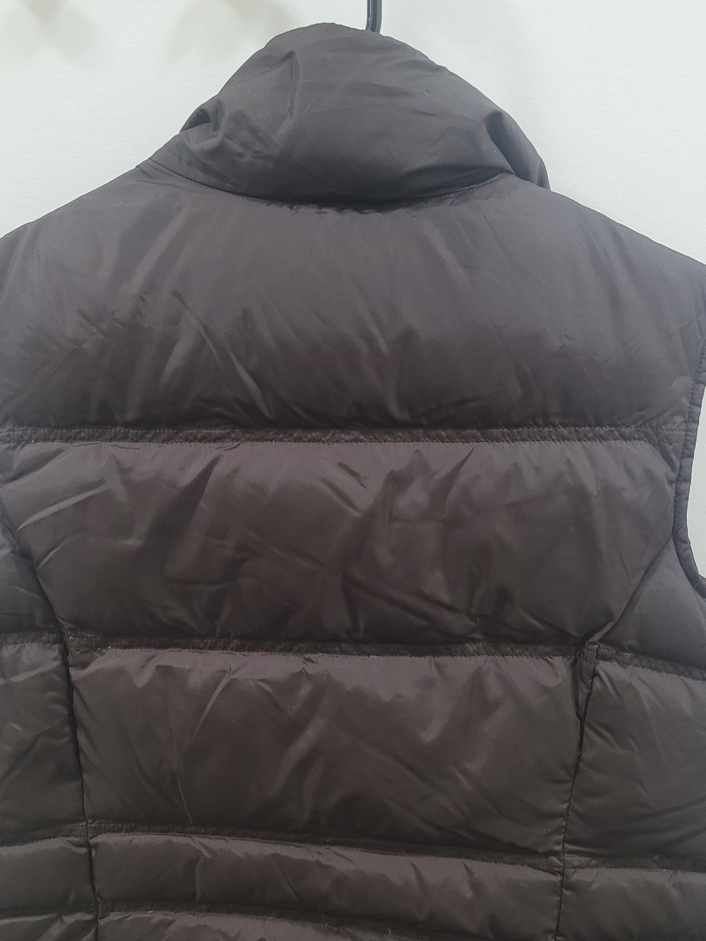 Lands' End Women's Dark Brown Quilted Puffer Vest - Picture 8 of 10